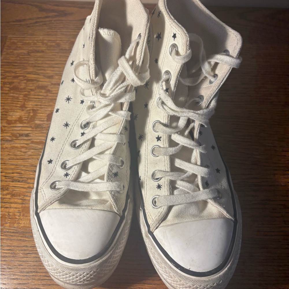 Converse High-Top Sneakers - Crystal Energy Platform White, 8 - Picture 5 of 10